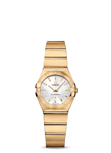 Omega Constellation Quartz 24 Brushed Yellow Gold / Silver